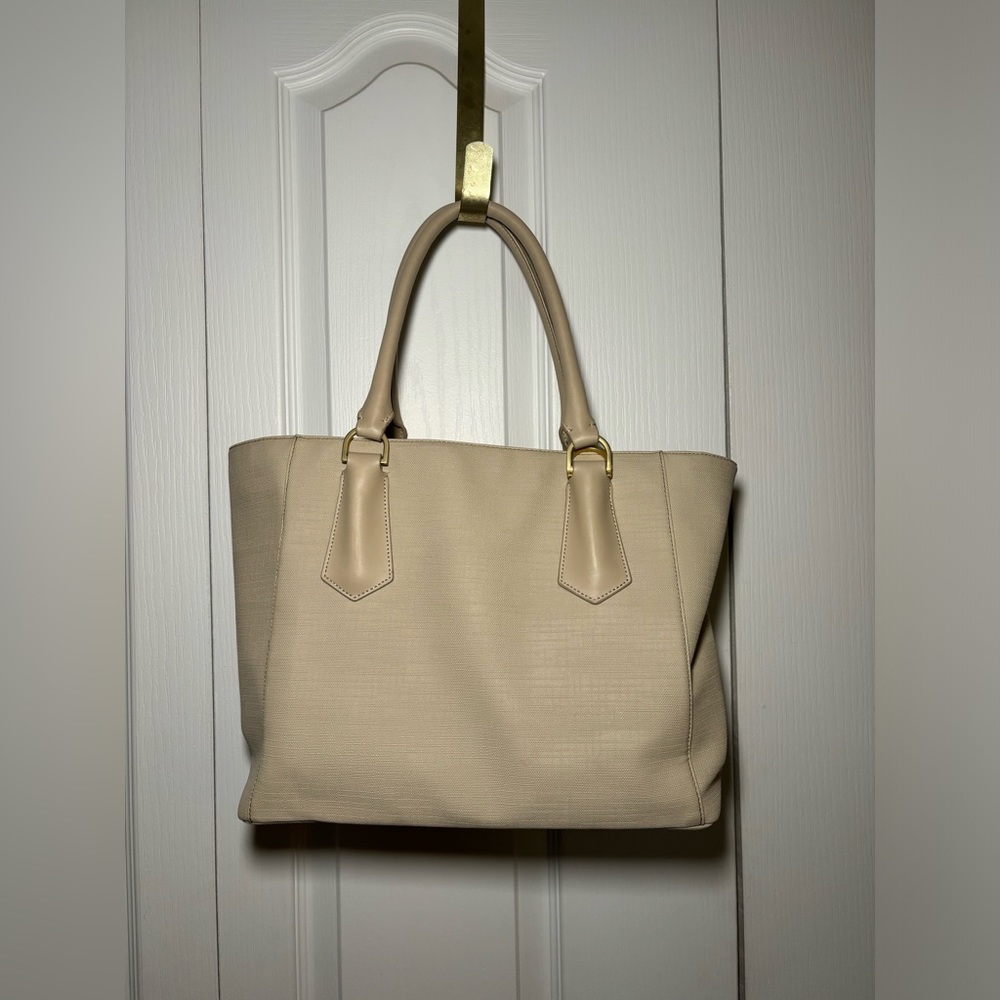 Dagne Dover Cream Tote Bag